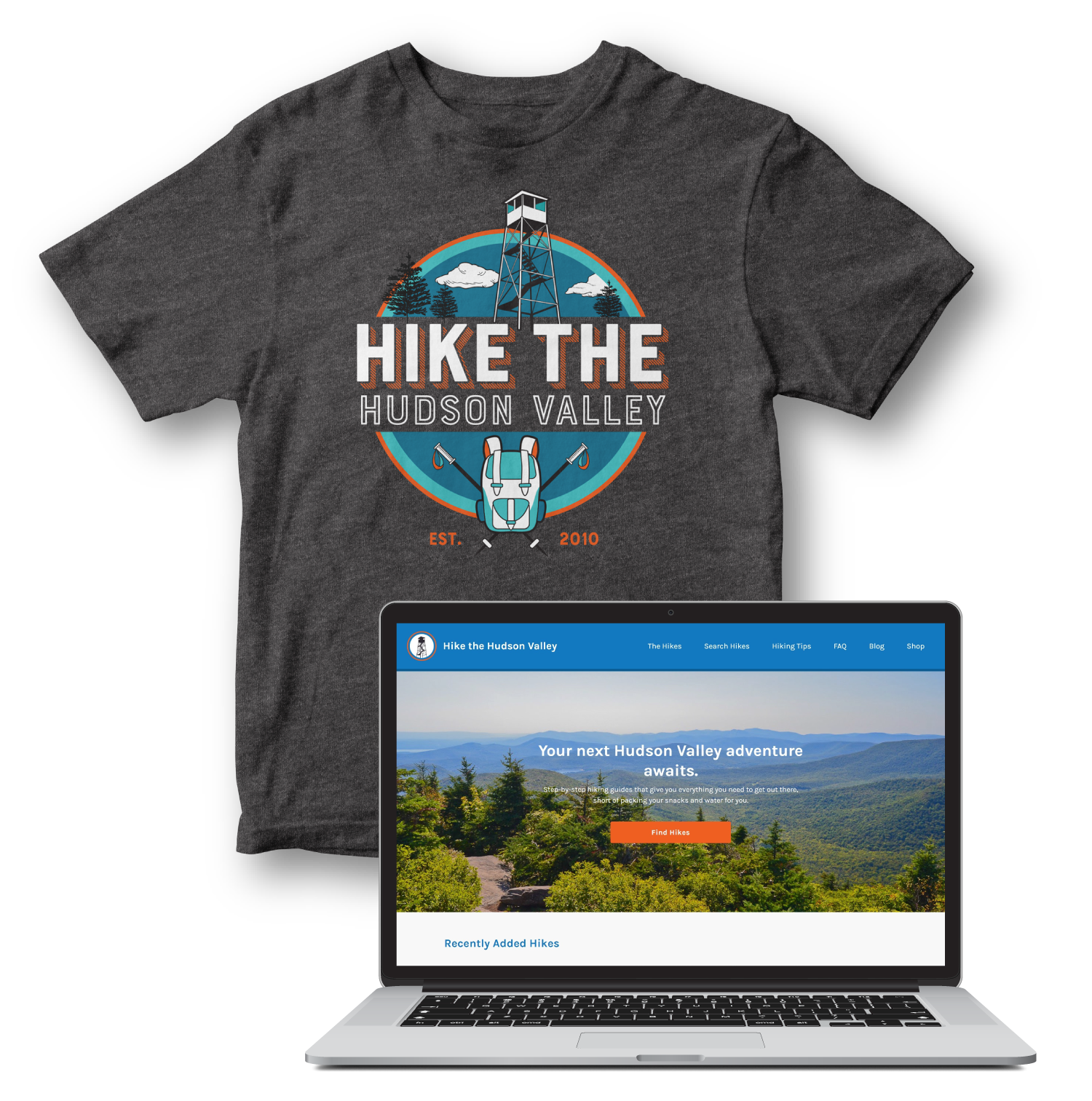 Hike the Hudson Valley tshirt and website